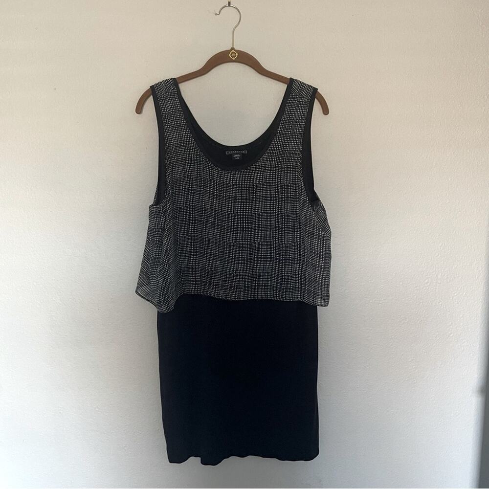 Black & White Mini Dress Tank Sleeveless